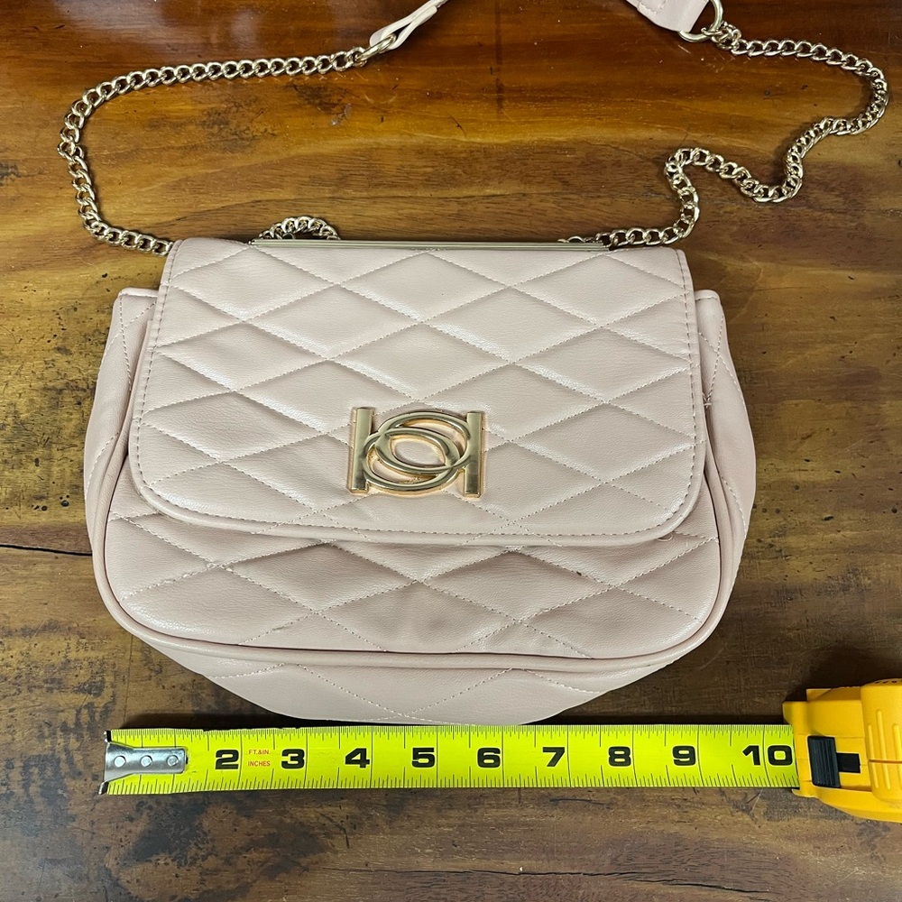 Bebe Abigail Beige Shoulder Bag